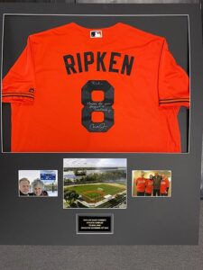 Custom Frame for a Ripken Baseball Jersey